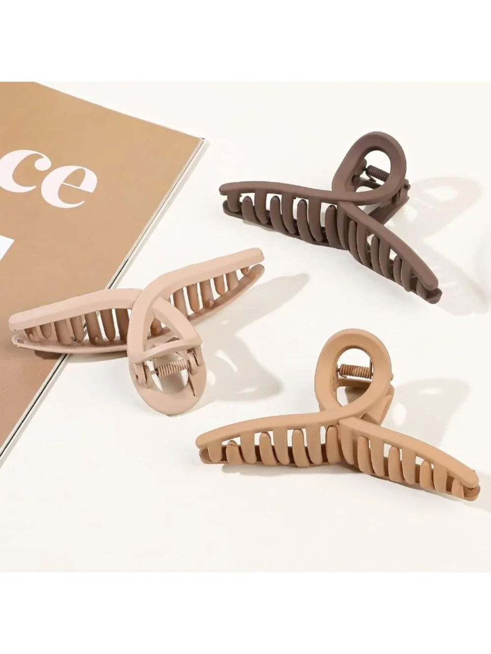 Thick Hair Clips for Women - Large Butterfly Jaw Clips, Strong Hold for Long